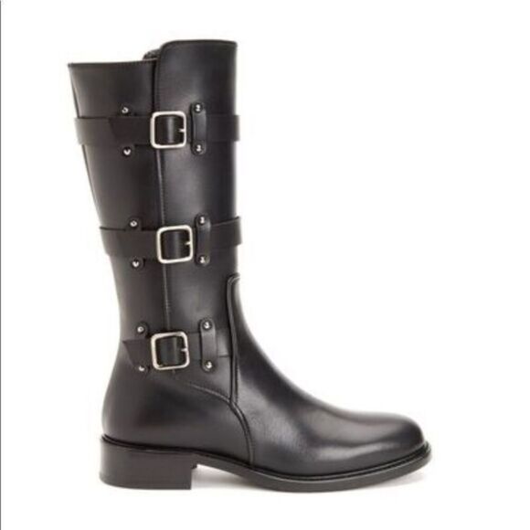 Aquatalia Shoes - new
Aquatalia Brennen Black Leather Moto Boots